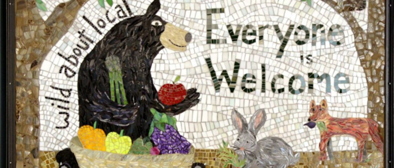 Wild about Local: Entryway Mural at River Valley Co-Op in Northampton